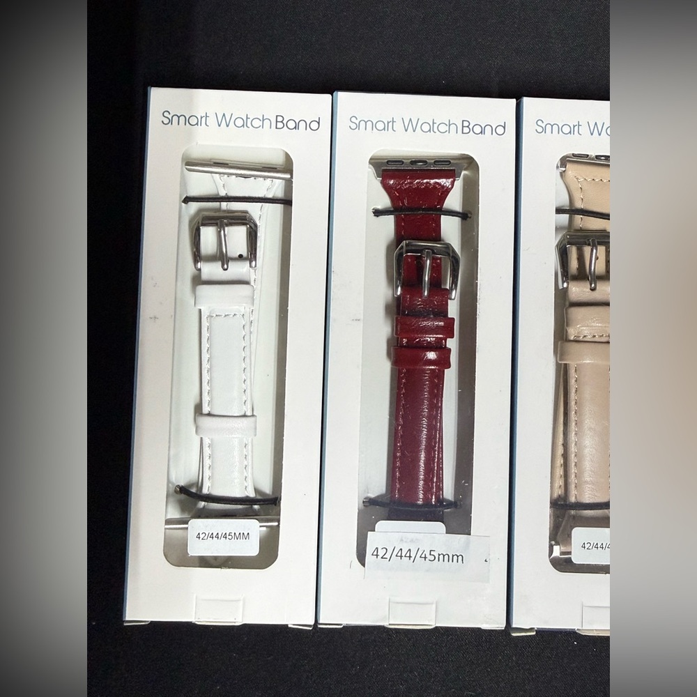 NEW Smart Apple Watch Band Set - 4 Colors fits size 42/44/45mm - Picture 2 of 4